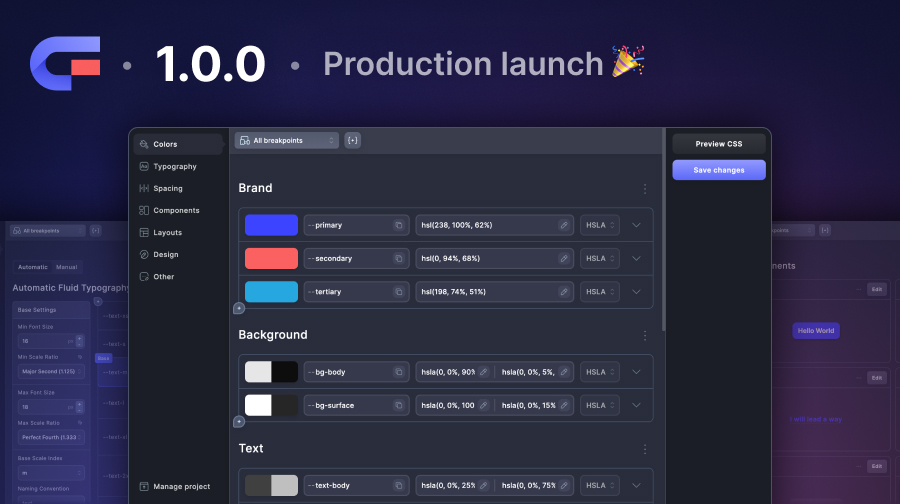 Core Framework official release of production version 1.0